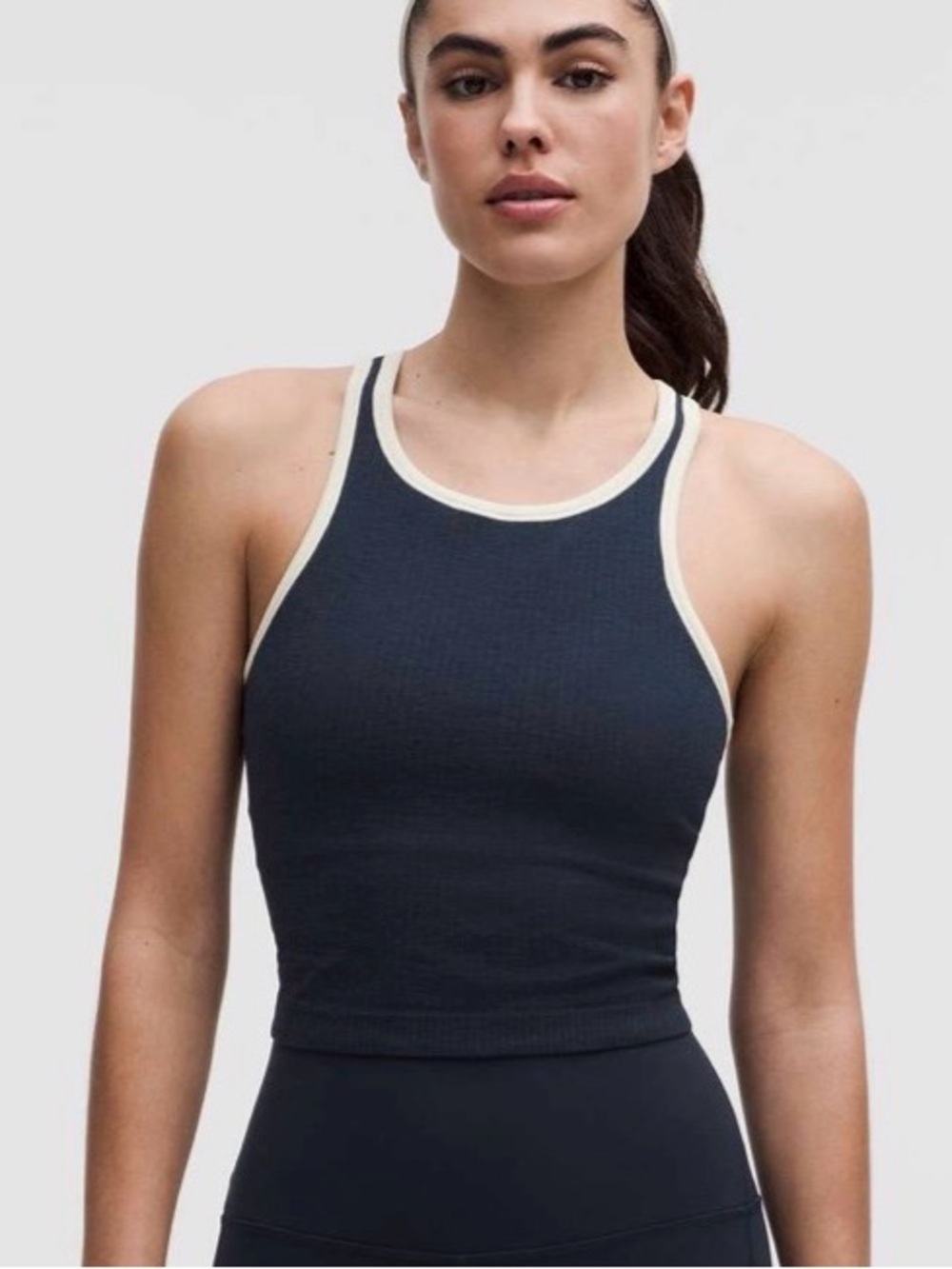 NWT Lululemon Ebb to Street Cropped
RB Tank *Contrast